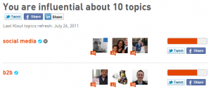 Paul Gillin's Klout Influence