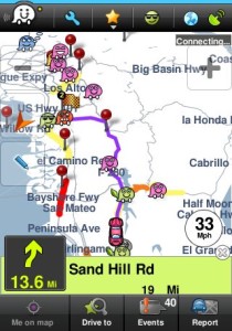 Waze screen shot
